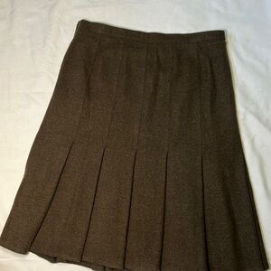 Lida Baday brown wool skirt